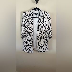 Zebra print jacket
